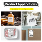 4" x 2.5" Affordabel Direct Thermal Labels 102x64mm 620 label per roll water oil alcohol resistance for shipping use