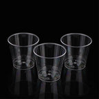 50Pcs 30ML Disposable Mini Clear Plastic Dessert Cup For Outdoor Picnic Birthday Party Jelly Salad Cup Kitchen Tableware Tasting
