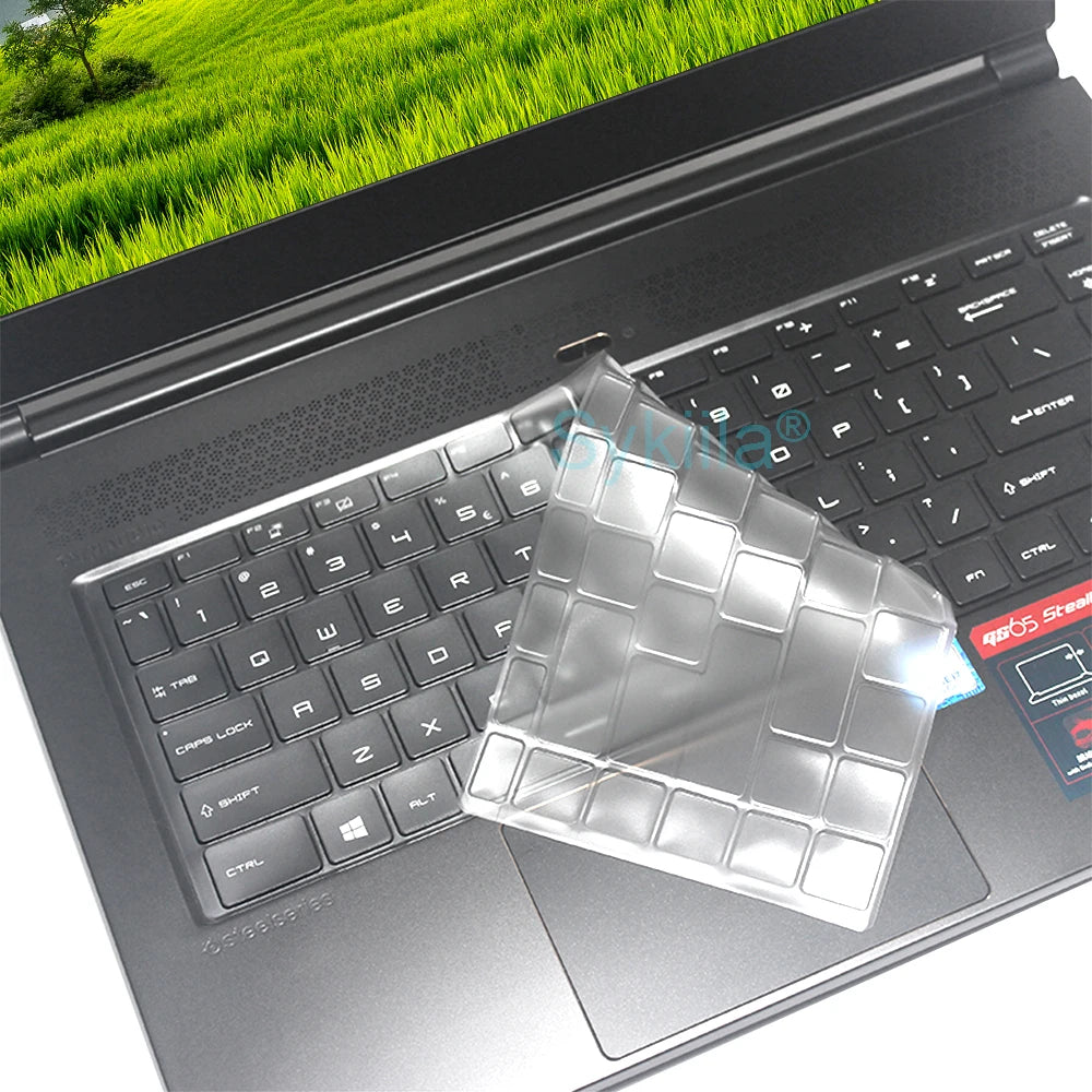 Keyboard Cover for MSI GF65 Thin GF63 GF75 Thin GF72 GF72VR GF62 GF62VR Silicone Protector Skin Case Gaming Laptop 15.6