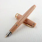 Jinhao 82 Fountain Pen Acrylic EF/F/M/Bent Nib Golden Trim with Converter Writing Pen