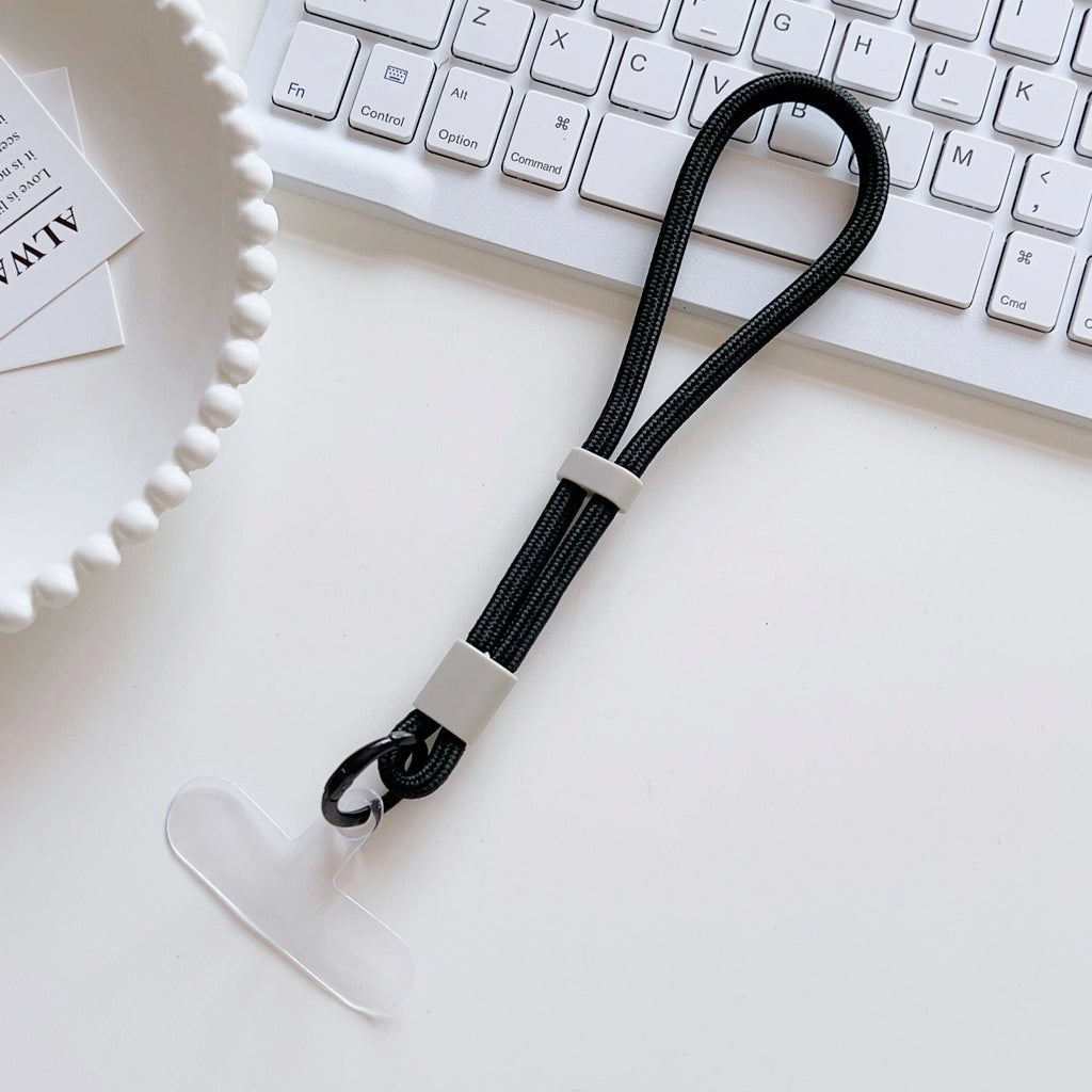 Short Adjustable Phone Strap Anti Slip Anti Fall Wrist Strap Phone Case Universal Connector Piece Accessory Lanyard Pendant