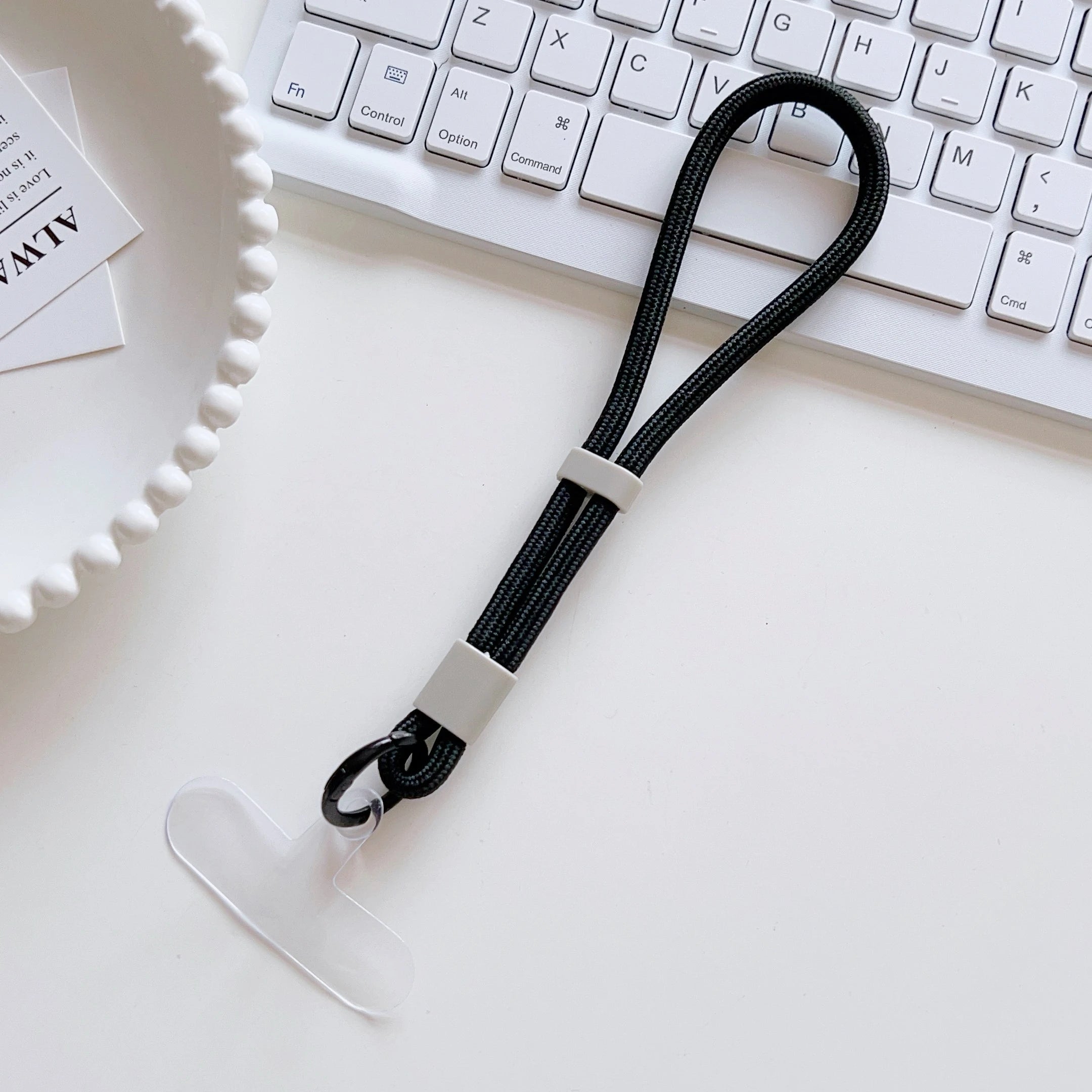 Short Adjustable Phone Strap Anti Slip Anti Fall Wrist Strap Phone Case Universal Connector Piece Accessory Lanyard Pendant