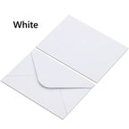 20pcs White Black Kraft Paper Envelopes for Wedding Invitation Greeting Card Black Postcard Photo Packing Paper Gift Envelope