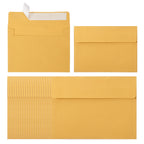 24Pcs A2 Envelopes Self Seal 110gsm Paper Invitation Envelopes for Postcard Wedding Greeting Cards Photos Announcement Mailing