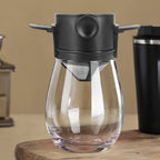 Folding Hand Brewed Coffee Filter Coffee Dripper Cone for Drip Coffee and Tea with Stainless Steel Holder No Filter Paper