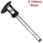 100mm/150mm Electronic Digital Display  Caliper Carbon Fiber Dial Vernier Gauge  Measuring Tool Ruler for Precision Measurement