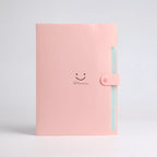 Classic 5-Page Accordion File Folders A4 Document Storage Bags Plastic Material Test Roll Holder Durable Expanding Folders