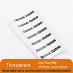 Custom Kawaii Name Tag Sticker Waterproof Stickers Decals Personalized Label for Children School Stationery Bottle