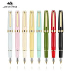 Jinhao 82 Fountain Pen Transparency Plastic Spin Pen Popular EF F M NIB Business Office School Supplies Writing Stationery