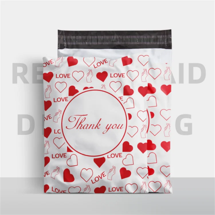 100PCS 10*13in Poly Mailer Adhesive Envelope Shipping Bag DIY Thick T-shirt Dresses Book Christmas Toys Gifts Packaging Pouches