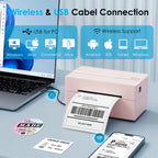 Thermal Label Printer -4x6 Shipping Label Printer for Small Business, Home Use - Compatible with Android, iPhone and Windows