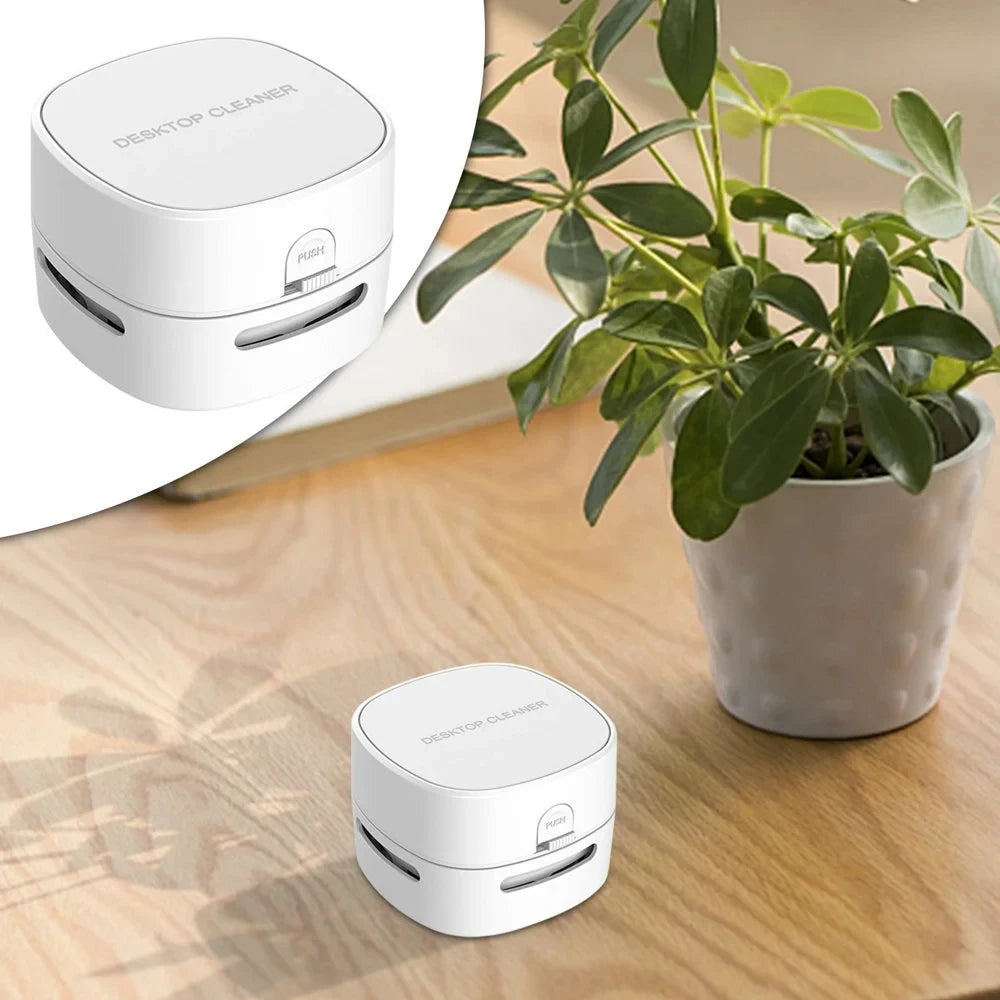 Handheld Mini Desktop Vacuum Desktop Cleaner  Cleaning  Energy Saving 360 Degree Rotation For Keyboard Home Office School
