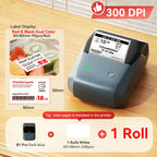 Niimbot B1 Pro Label Printer 300 DPI High-definition Red Black Color Printing Self-adhesive Photo Printing for Business Home