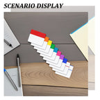 10 Waterproof Writable Semi Transparent Index Tabs Stick Firmly for Books Notebooks Files Study Office Page Markers Divider Tabs