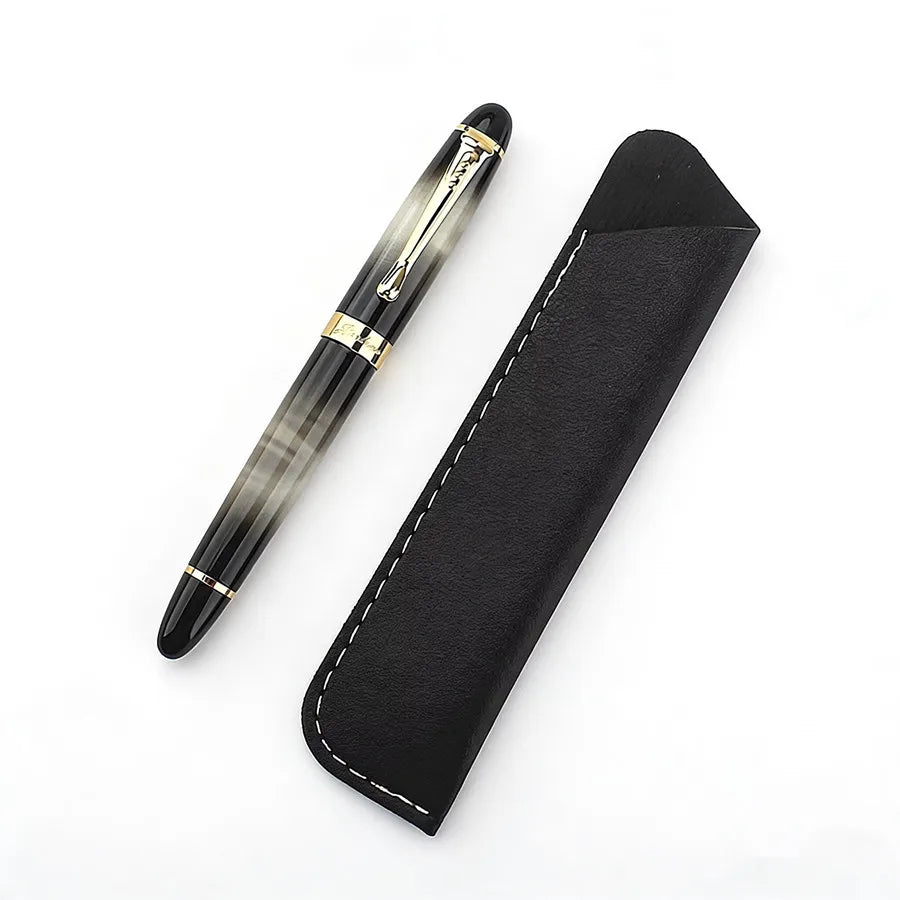 Jinhao X450 Classics Thick Body 1.0mm Bend Nib Calligraphy Pen High Quality Metal Fountain Pen Luxury Ink Gift Pens for Writing