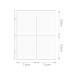 A5 Photocard Holder Photo Album Card Binder D Shape 3 Ring with Magnetic Button Collector Book 10x15 Cards Protectors Storage