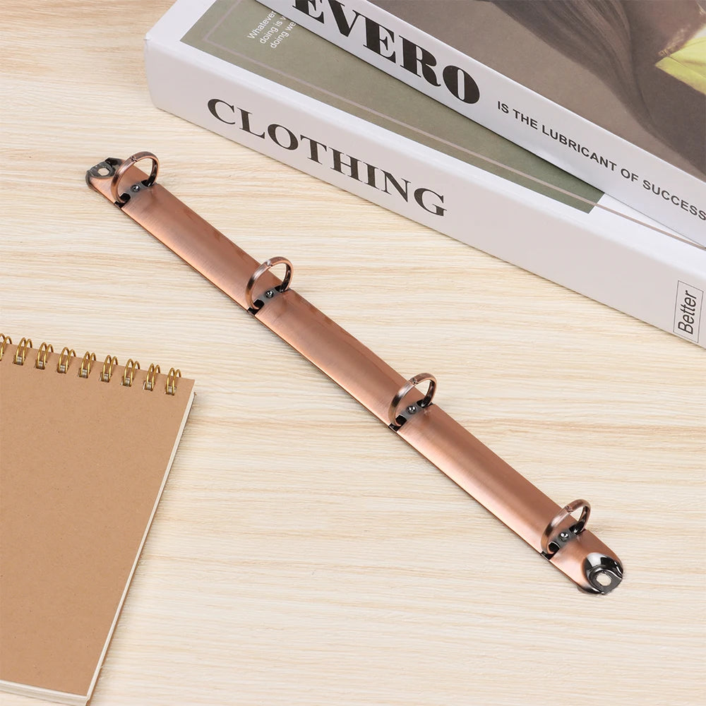 Metal Loose-leaf Binding Clip Colorful Spiral Binder File Folder DIY Album Diary Clips Ring For A4/B5/A5/A6/A7 Notebook Binder