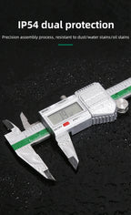 ET54 LCD Stainless Steel Caliper 150mm Fractional/mm/inch 0.01mm Precision Measuring Caliper IP54 Waterproof Electronic Caliper