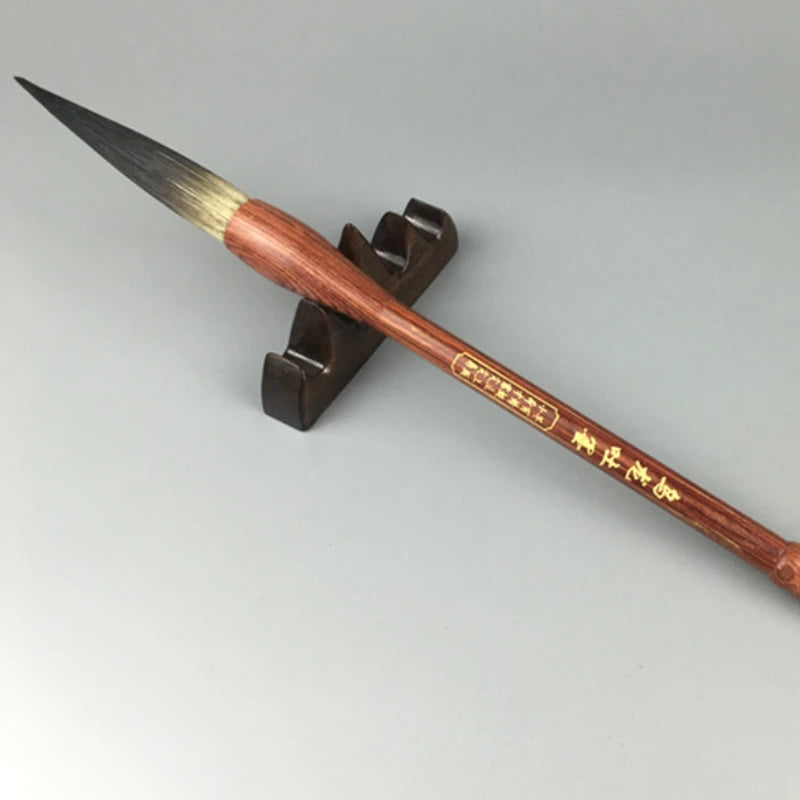 Chinese Calligraphy Large Hopper-shaped Brush Calligraphy Long Peak Caligrafia Regular Running Script Ink Painting Pen