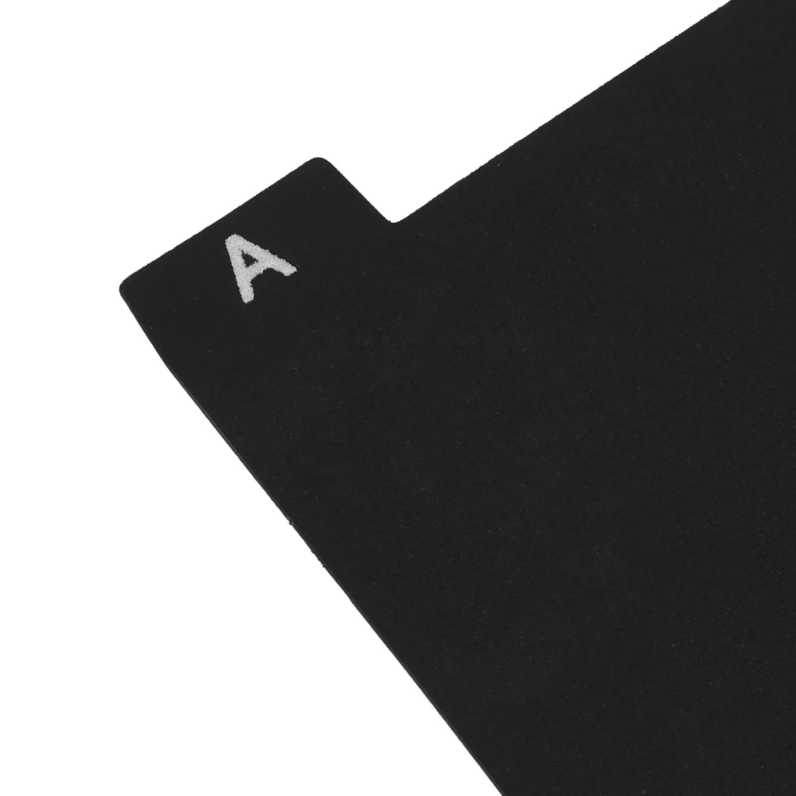 30pcs Index Card Dividers Black Pp Material For Organizing Documents Study Materials Recipes Alphabet Tabs Space Saving