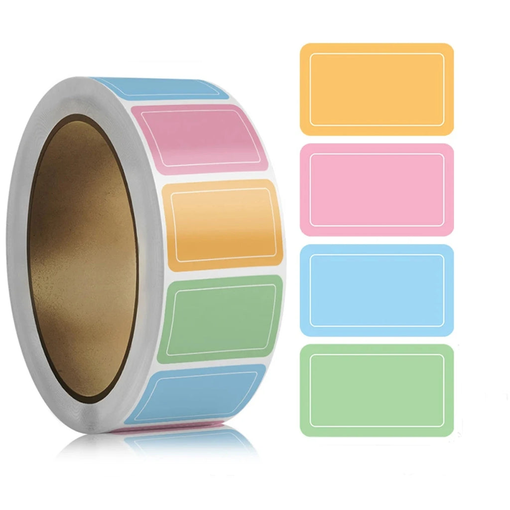 800Pcs Waterproof Self-adhesive Label Stickers Colorful Handwritten Name Index Sticker