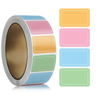 800Pcs Waterproof Self-adhesive Label Stickers Colorful Handwritten Name Index Sticker