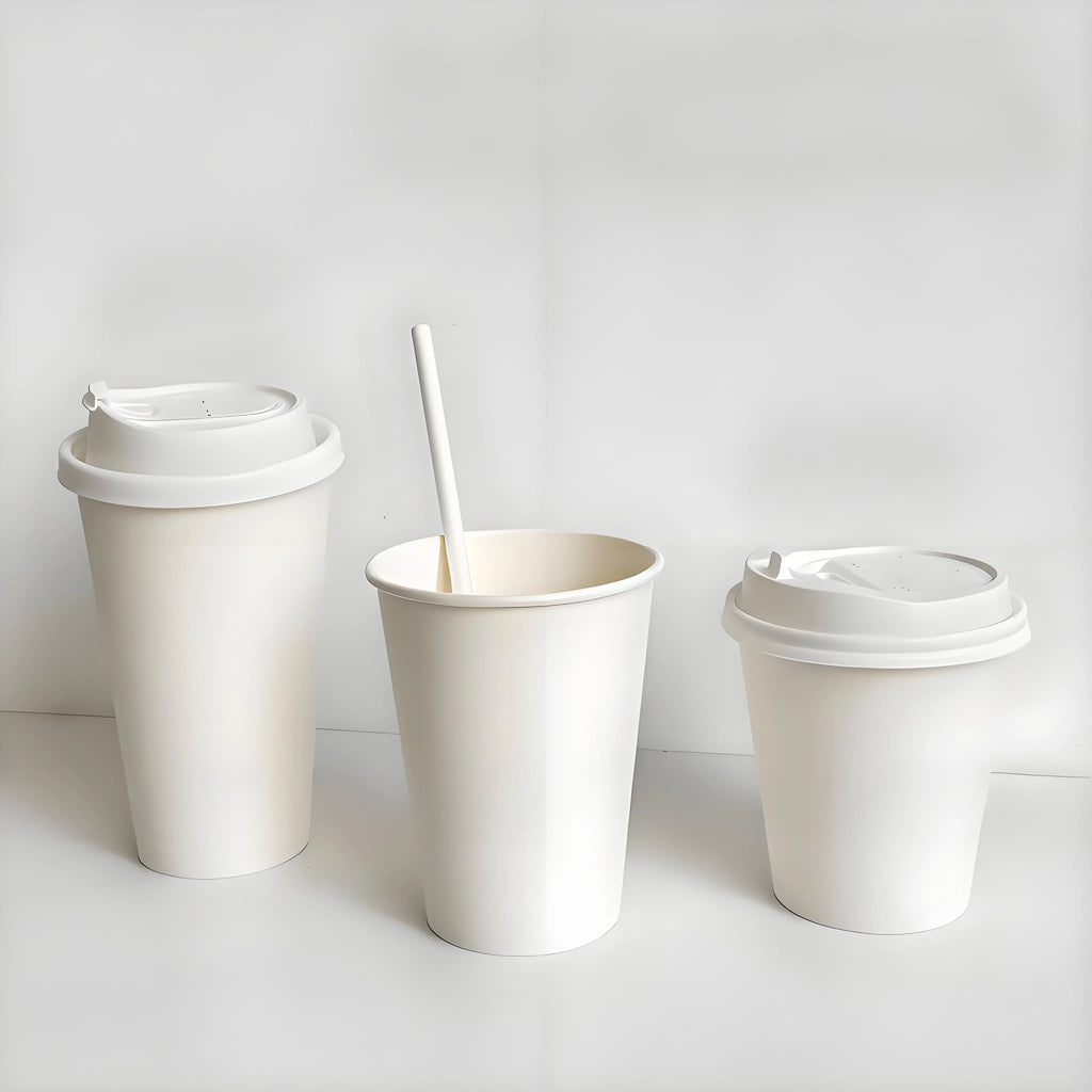 100pcs 250ml disposable paper cup with customizable logo personalized coffee paper cup for event and party, Company Hospitality