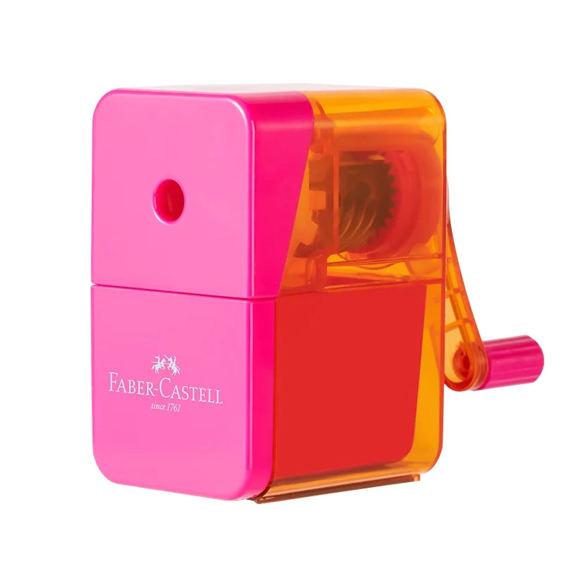 Faber-Castell Pencil Sharpener Automatically Enters Lead Hand-cranked Multi-gear Desktop Rotary Student School Stationery