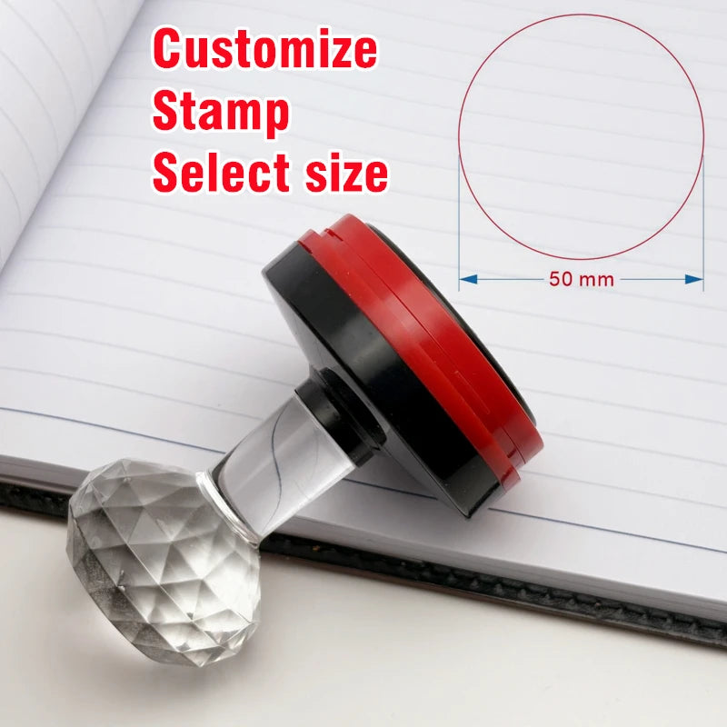 Personalized Logo Self inking Stamp Customized Photosensitive ink Stamps Your design picture Custom wedding initial Library book
