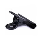 10-Pack Black Metal Paper Clip Office Stationery Small Book Fixing Clip Sketching Board Clip Household Supplies