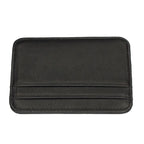 Genuine Leather Card Holder Slim Business Card ID Holder Credit Card Case Thin Small Wallet for Men Cardholder Sticker Black