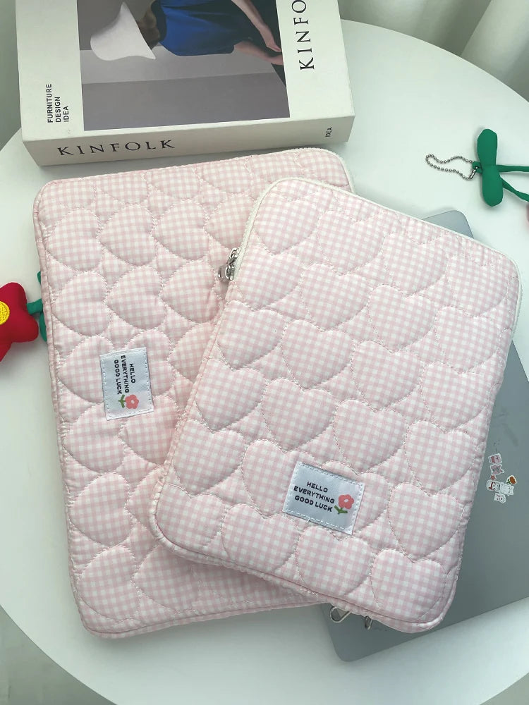 Cute Laptop Sleeves 13.3 14 15 15.6 Inch For Macbook Tablet Sleeve Bag For IPad Pro9.7 10.2 11 Air3 4 10.5 10.9 XiaoMi Samsung