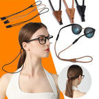 Adjustable Eyewear Rope Leather String Holder Sunglasses Chain Eyeglass Lanyard Anti Lost Glasses Strap Sports Accessories