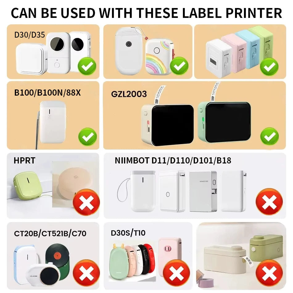 P15 White Label Paper Thermal Label Sticker Self-Adhesive Stickers For Marklife Q30 P12 P15 Mini Portable Thermal Printer 2025