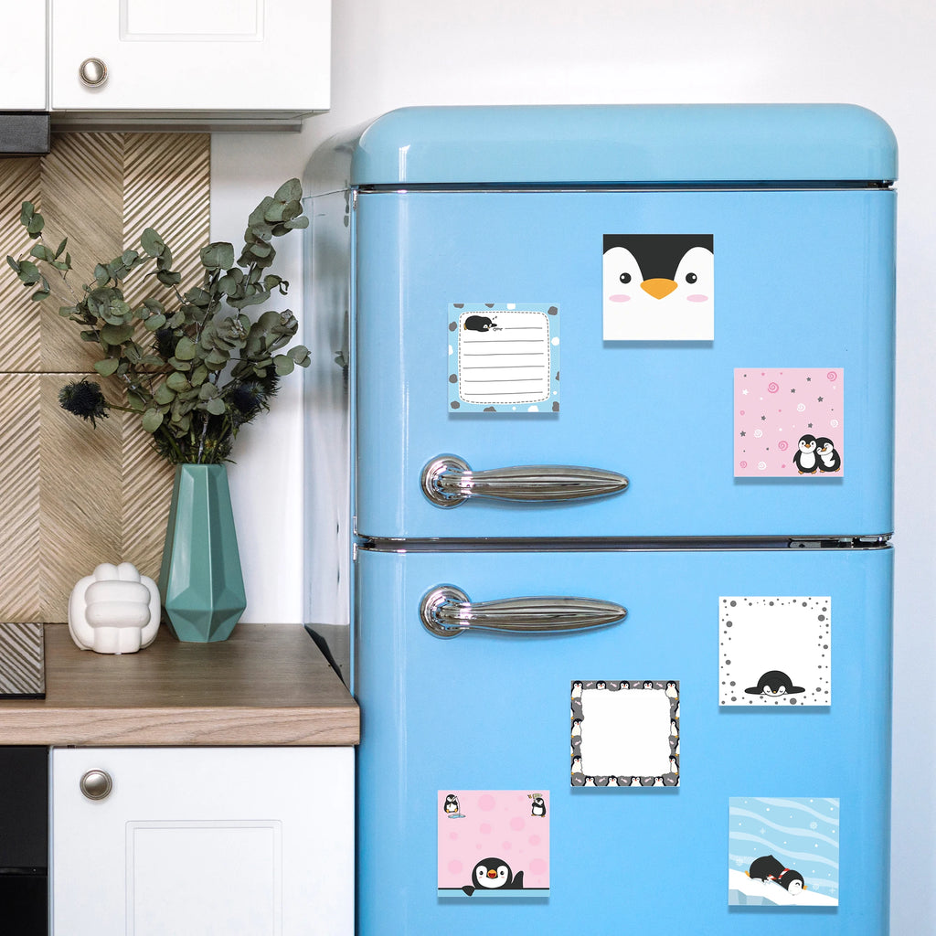 12/24pcs Cute Animals Sticky Notes Set, Refrigerator Memo Pads,Self-Stick Dog Cat Notes Pads for Home Office Gifts Supplies
