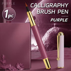 1pc Calligraphy Brush Pen,Ink-adding Fountain Pen with Fine Tip for Hand Lettering,Art Drawing,Journaling for Adults,Students