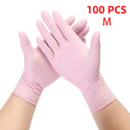 50/100PCS Ultra-soft Disposable Latex Gloves Waterproof with Touch Screen Kitchen Gloves Household Cleaning Gloves
