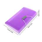 Portable Expanding File Organizer Accordion Folder Multi Layer Document Storage Pouch for Office Conference Room Home Receipts
