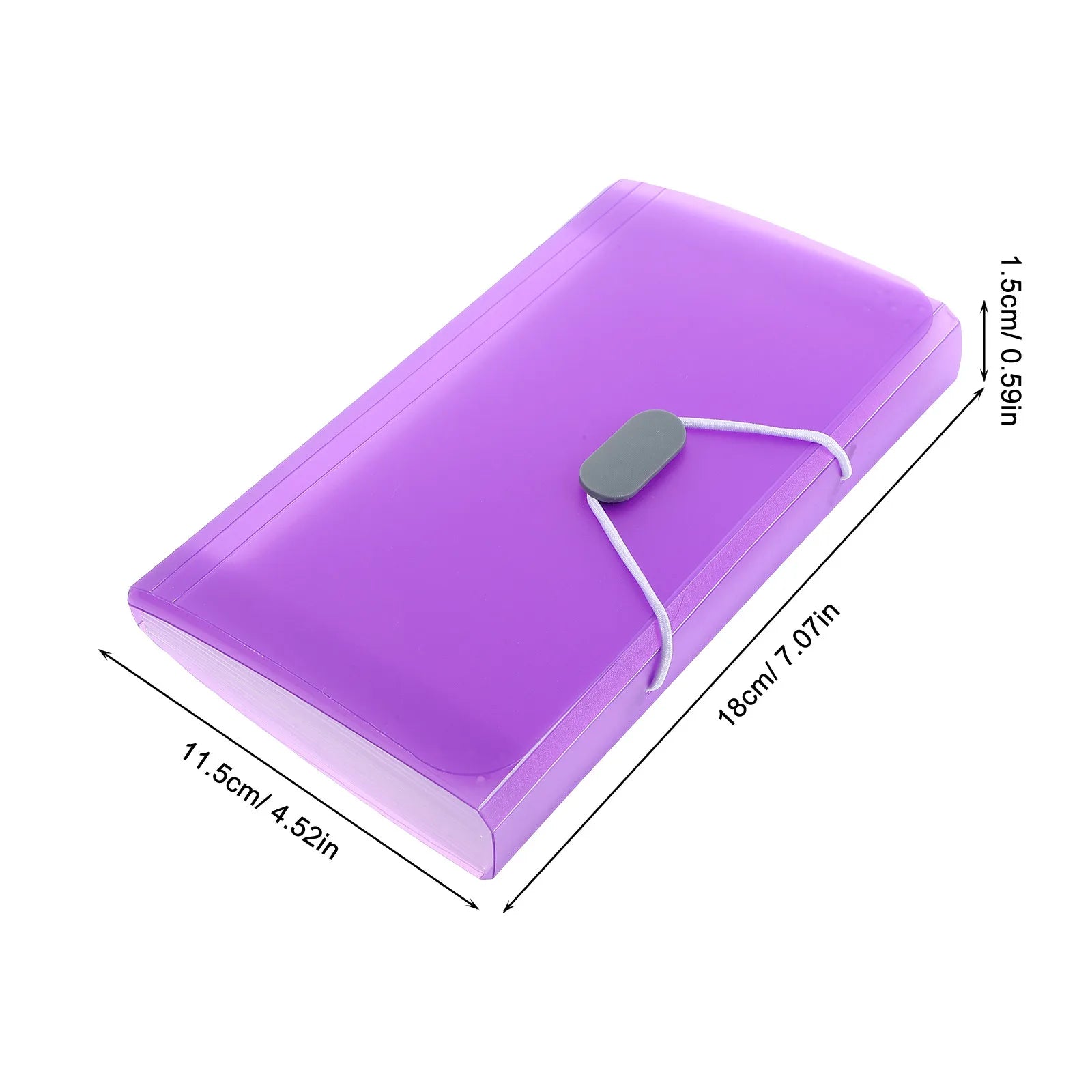 Portable Expanding File Organizer Accordion Folder Multi Layer Document Storage Pouch for Office Conference Room Home Receipts