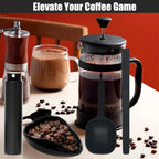 Ceramic Coffee Bean Ingredient Cup with Spray Bottle Set for Espresso Tea Measuring Tray Included Kitchen Accessory