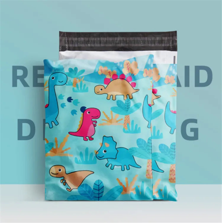 100PCS Poly Mailer Adhesive Envelope Printing Bag DIY Clothes T-shirt Pantihose Skirt Underwear Bra Shipping Packaging Pouches