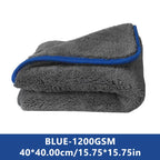 SEAMETAL Thicken Car Cleaning Towel 1200GSM Super-Absorption Microfiber Washing Towel Ultra-Soft Scratch-Free Car Drying Cloth