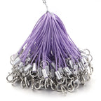 20/100Pcs Lobster Clasp Lanyard Strap Cord Mobile Phone Lanyard Polyester Key Chain Cords Charms Keyring For DIY Jewelry Making