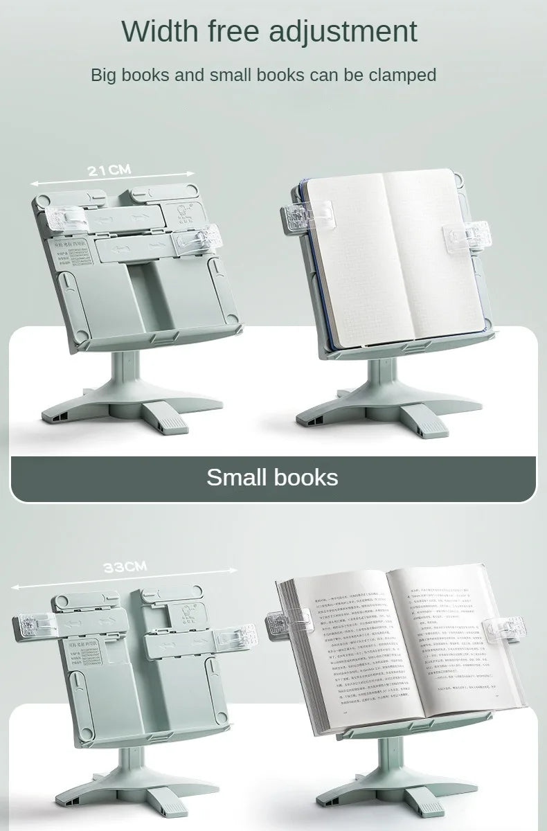 Adjustable Reading Bookshelf Lifting Landing Reading Stand Portable Book Holder Support Multifunctional Document Shelf For Home