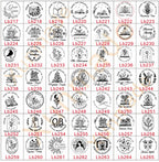 Personalized Logo and Text Self Inking Stamp Custom Your Own Design Company Logo Customized Photosensitive Seal Ink Stamp