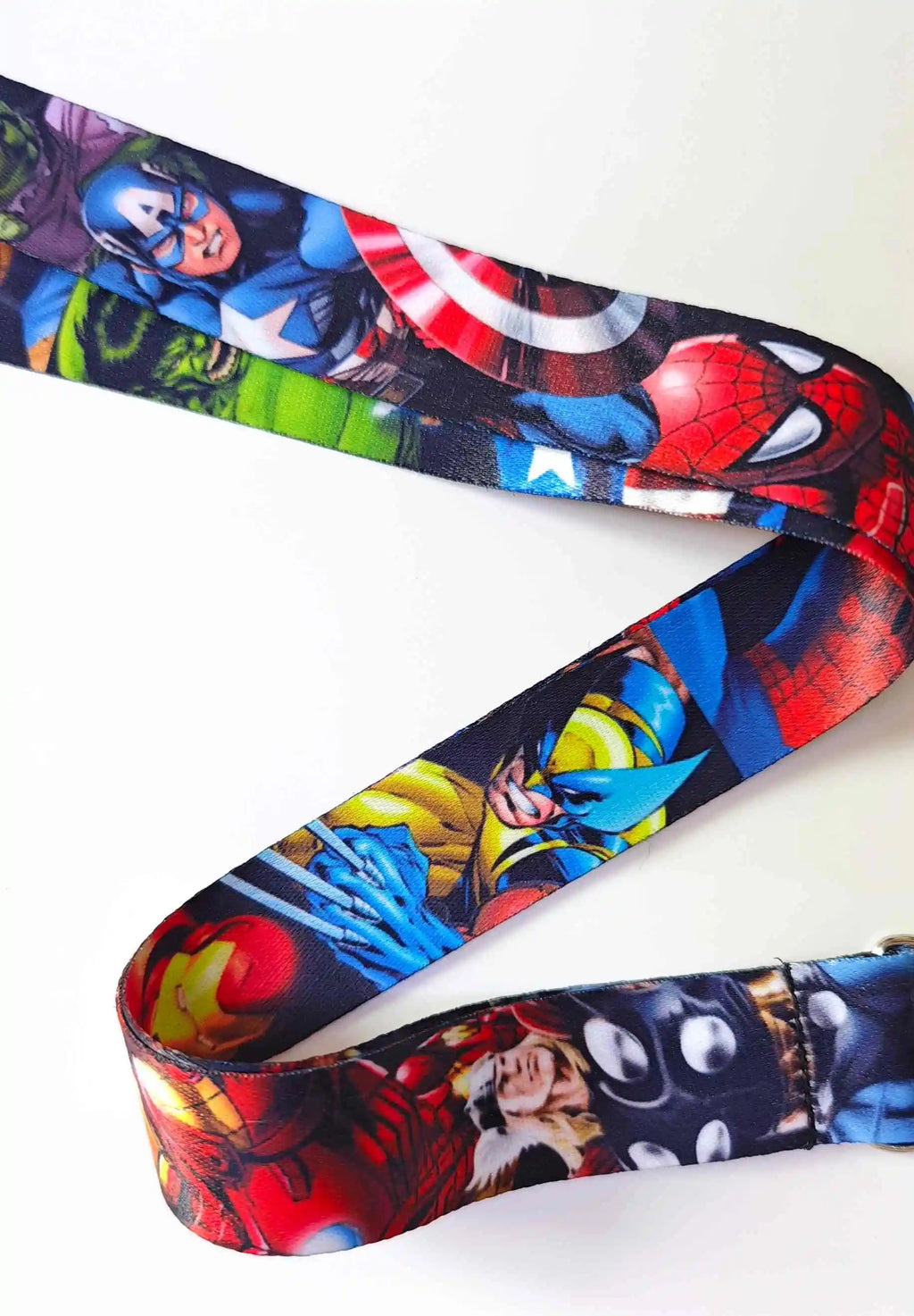 Marvel The Avengers PVC Card Cover Student Campus Hanging Neck Bag Card Holder Lanyard ID Card Holders key chain