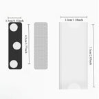 Cross-border hot-selling transparent acrylic magnetic name tag sleeve, reusable work badge, chest tag, magnetic badge