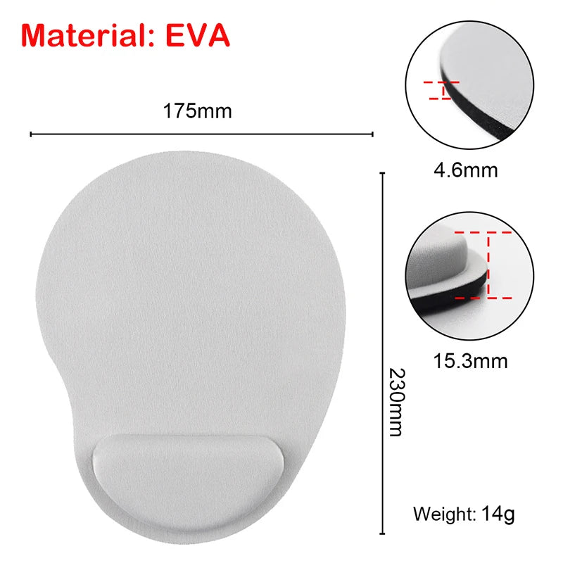 Upgraded Mousepad With Gel Mouse Pad With Wrist Rest Pc Gamer Anti-Slip Gaming Laptops Keyboard Accessories Drop Shipping