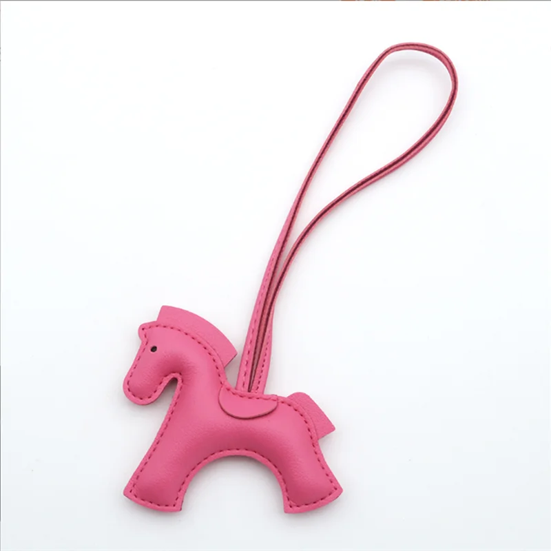 Women'S Bag Pony Keychain Pendant High Quality Horse Ornament Handmade Stitching Charm Fashion Accessory Gift