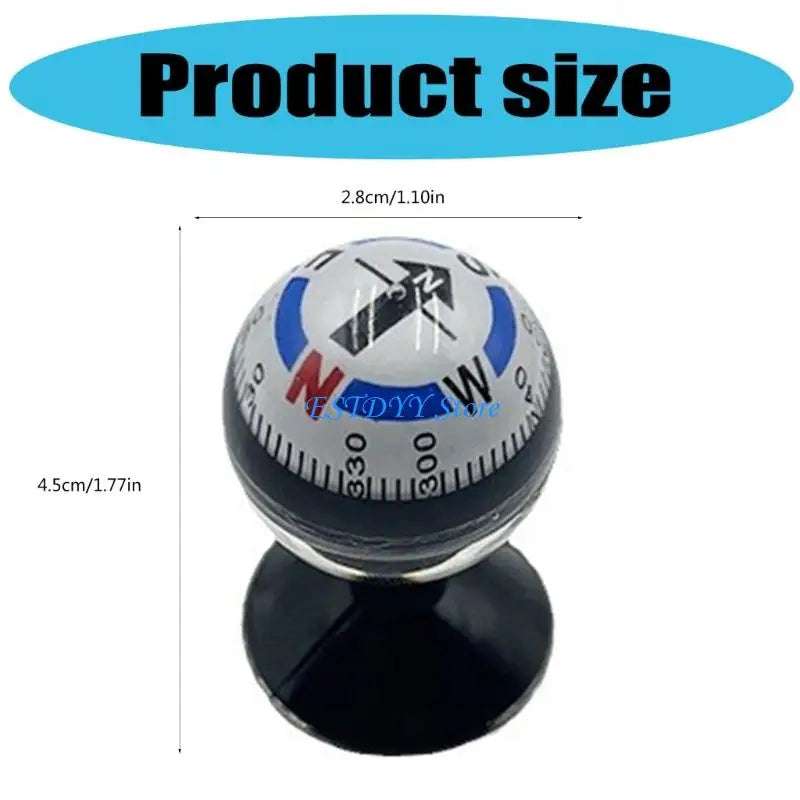 G6DE Light weight Ball Compasses Portables Round Compasses Wilderness Exploration